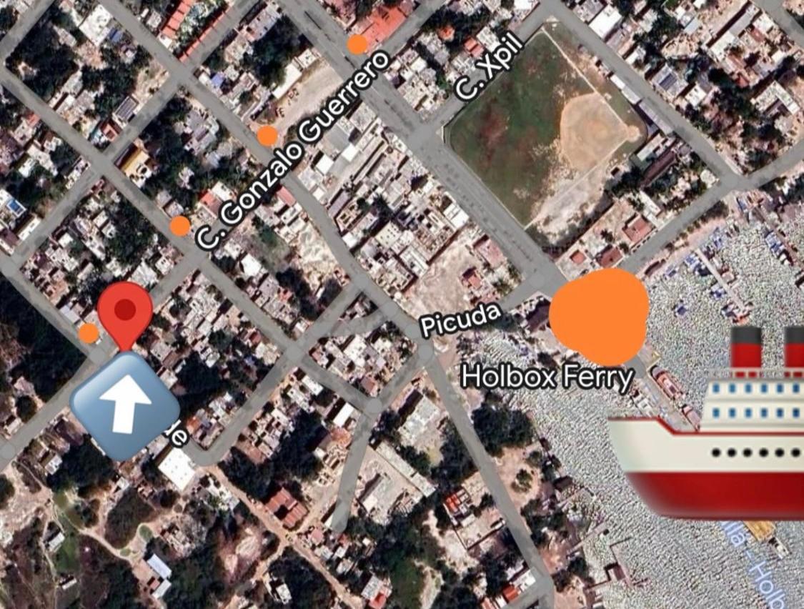 Departamentos Cerca De Ferry Holbox Otel Dış mekan fotoğraf